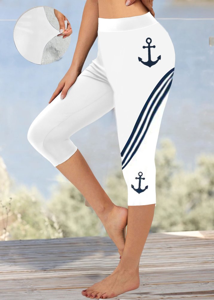 Anchor Tight Knitted Casual Leggings QN92
