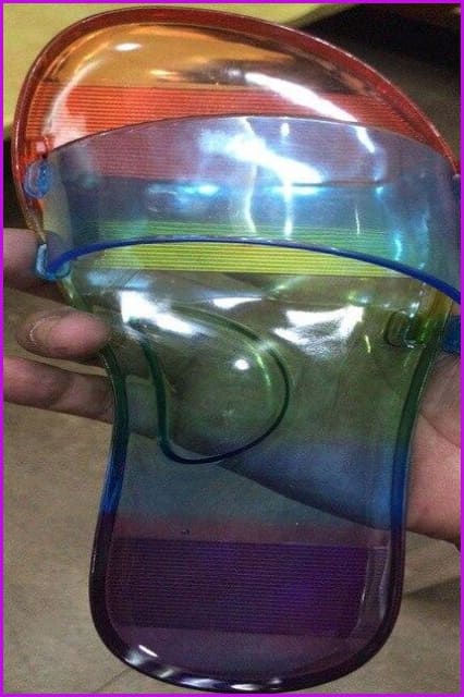 Colorful Transparent Frosted Beach Slippers F809 - Furdela