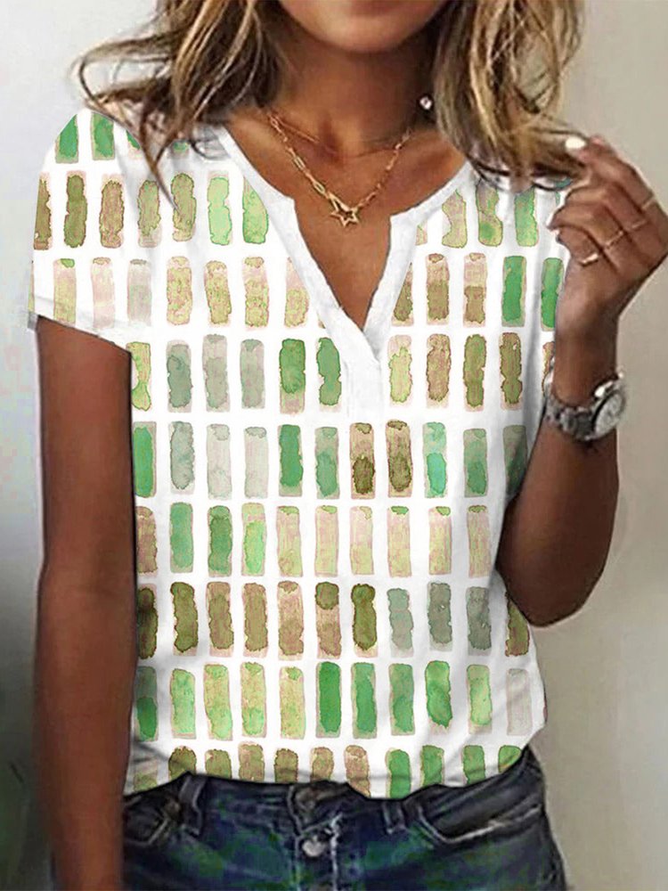 Ombre Casual Loose T-Shirt cc194