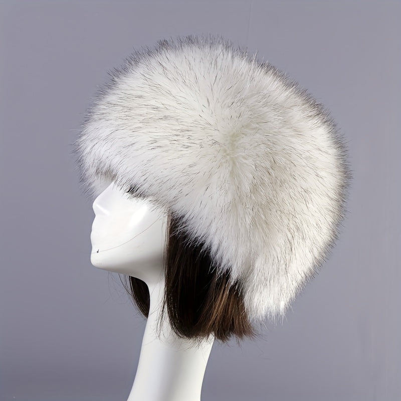 Fuzzy Hat & Fake Cuff Set EG6354 Furdela