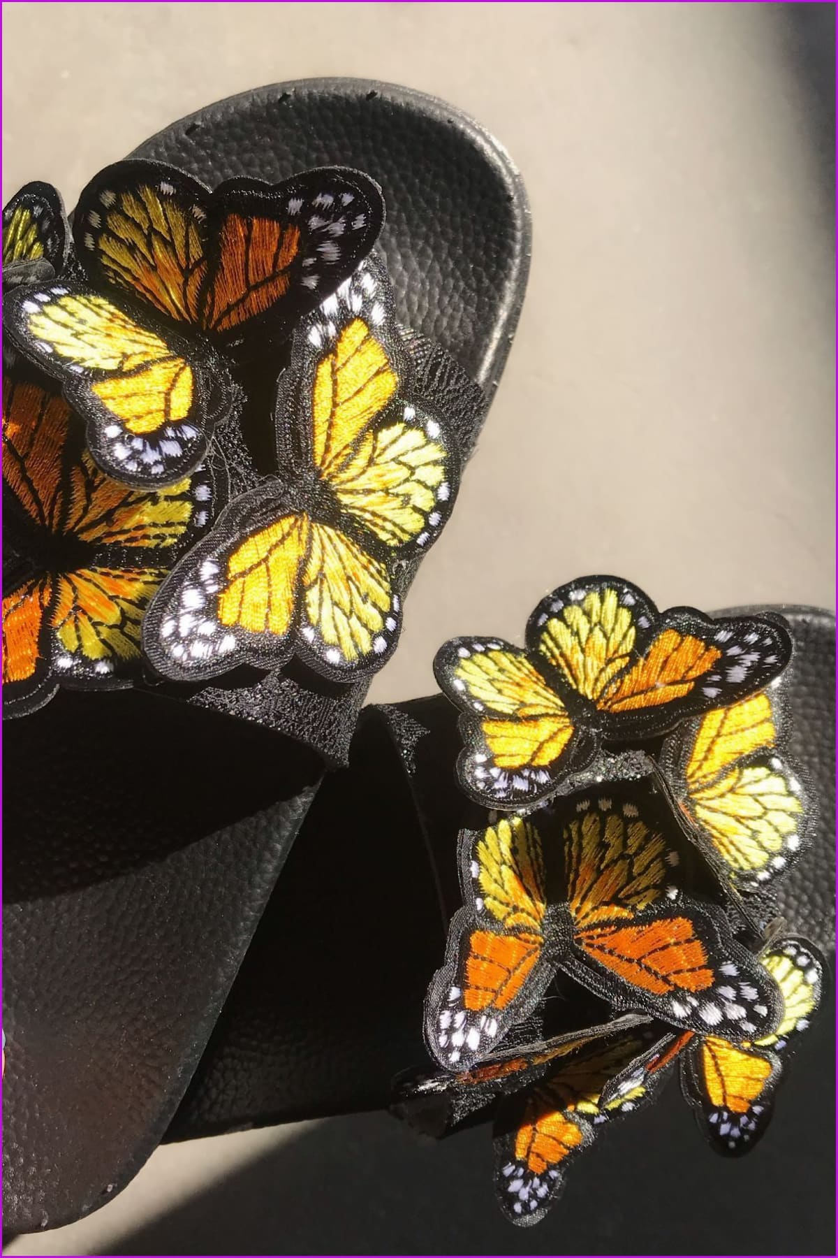 Fashion Butterfly Decorate Embroidery Design Slides F3197 - Furdela