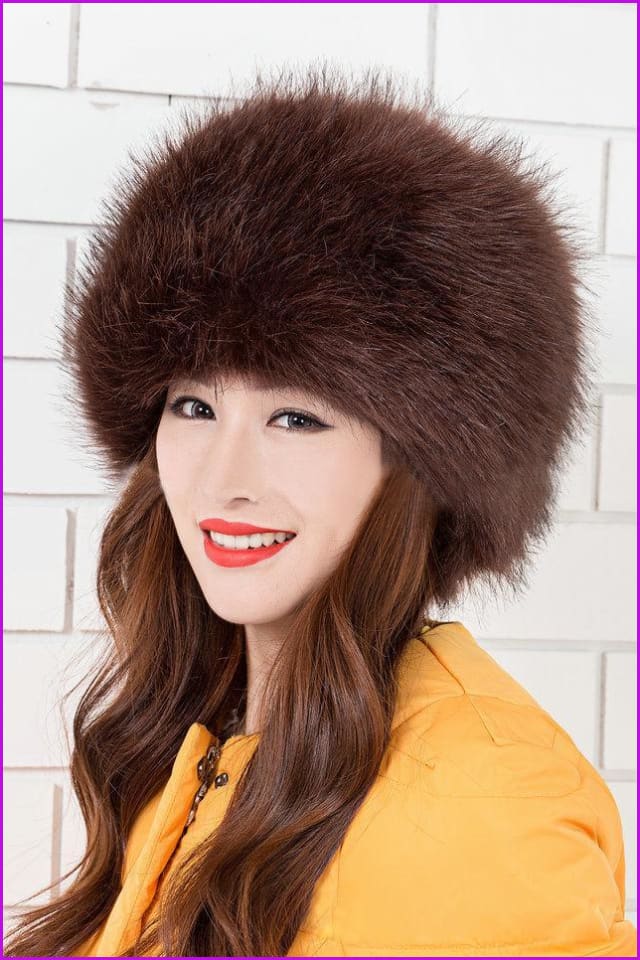 Faux Fox Fur Russian Cossack Style Cap - Furdela