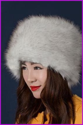 Faux Fox Fur Russian Cossack Style Cap - Furdela