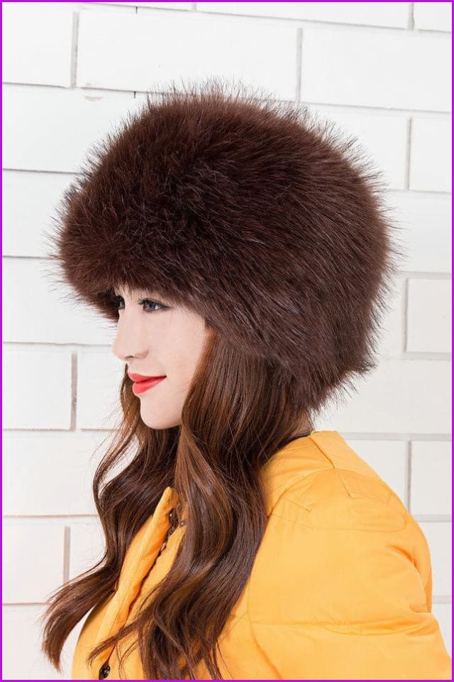 Faux Fox Fur Russian Cossack Style Cap - Furdela