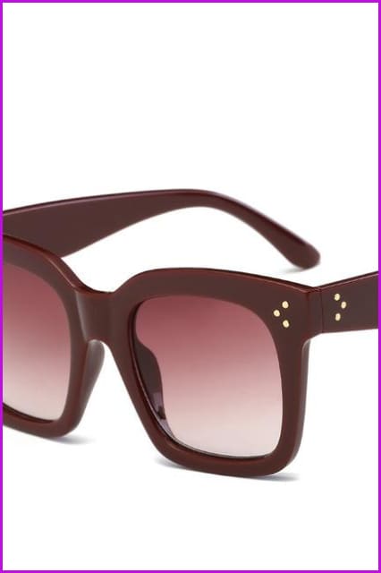 Gradient Vintage Square Sunglasses F120 - Furdela
