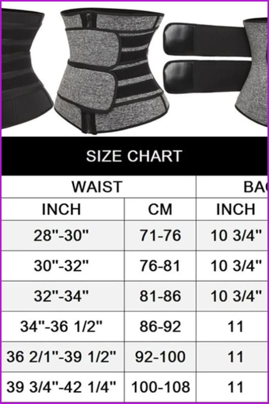 High Quality Sauna Waist Trainer Corset Sweat Waist Trainer Belt S-3XL - Furdela
