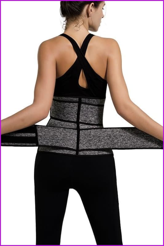 High Quality Sauna Waist Trainer Corset Sweat Waist Trainer Belt S-3XL - Furdela