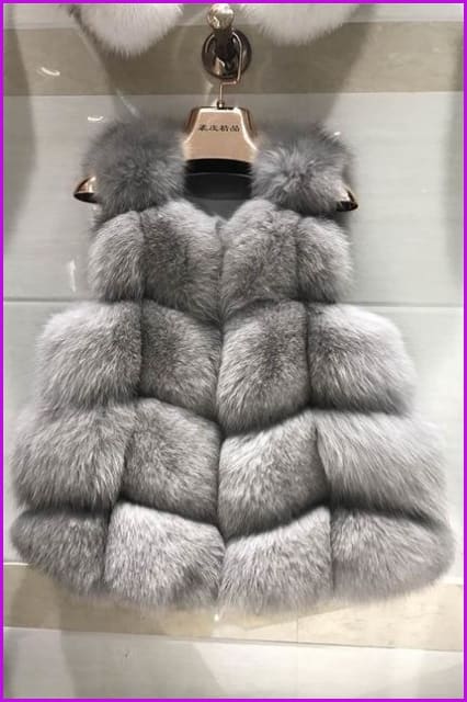 Luxury Fox Fur Gilet DO1494 - Furdela