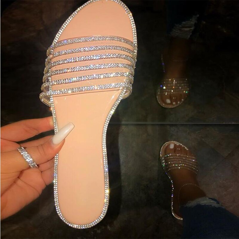 Brhinestore Crystal Platform Slides F470 - Furdela