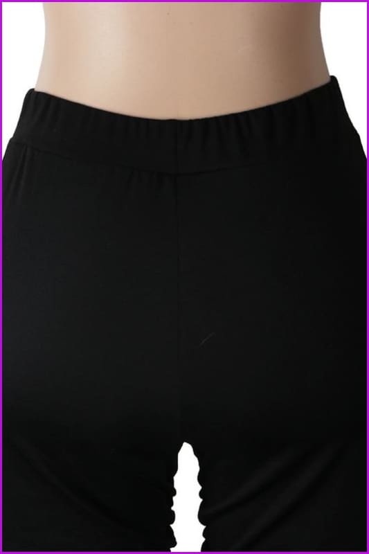 Pure Color Pockets Ruched Half Stacked Pants For WomenDE948 - Furdela