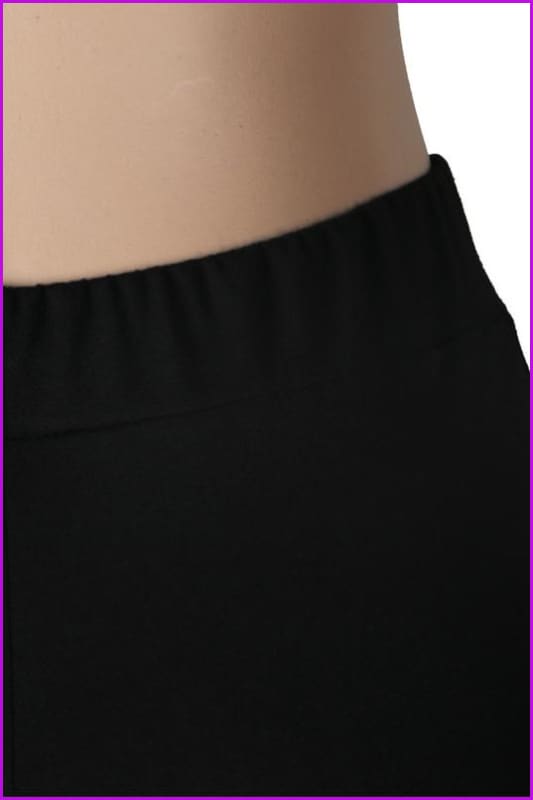 Pure Color Pockets Ruched Half Stacked Pants For WomenDE948 - Furdela