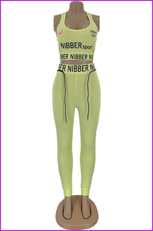 Soft Elastic Tracksuits 2 Piece Set DE233 - Furdela