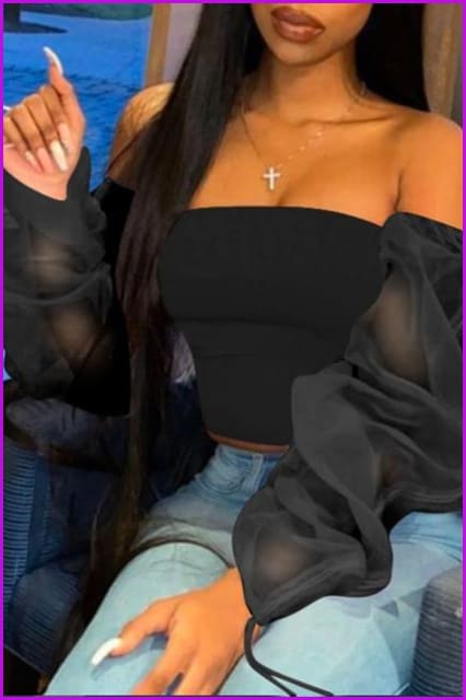 6 Colors Casual Mesh top - Furdela