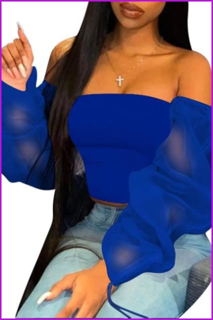 6 Colors Casual Mesh top - Furdela