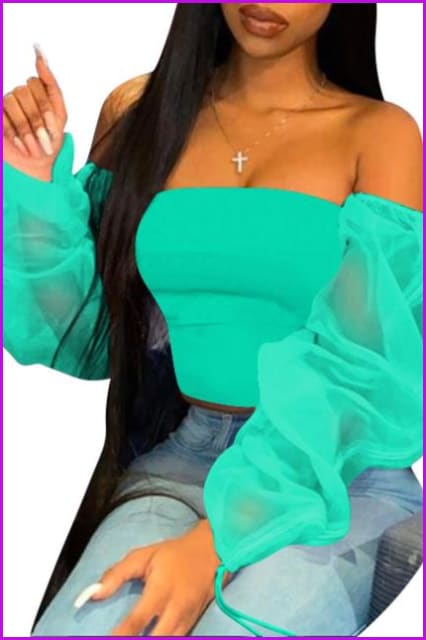 6 Colors Casual Mesh top - Furdela