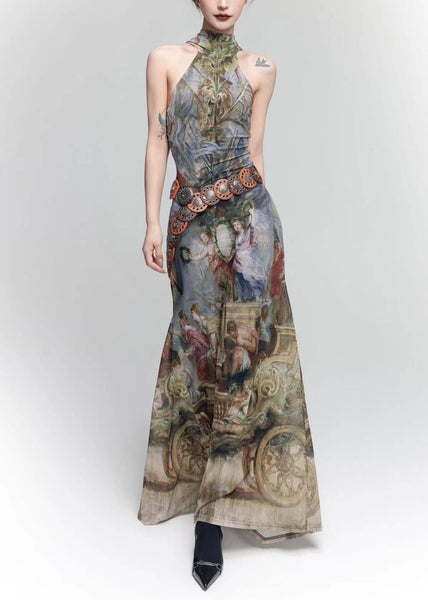 Original Shoulder Photo Long Color French Cold Dress Design Tulle FashionChic