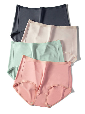 Women Casual High 4 Underwear Summer Pieces Waist FashionChic
