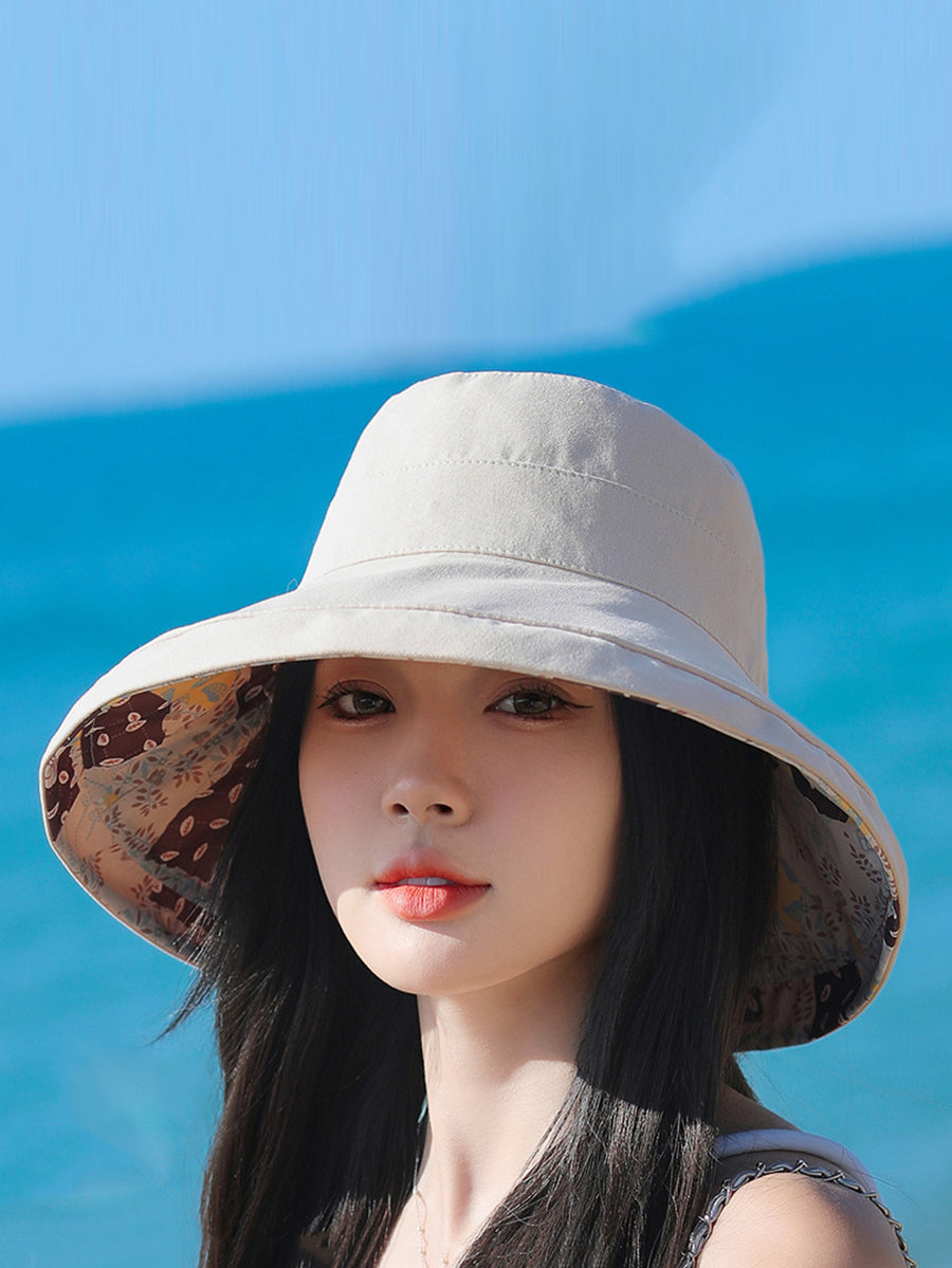 Women Casual Sunproof Dual-side Wearring Hat QW1037 Ada Fashion