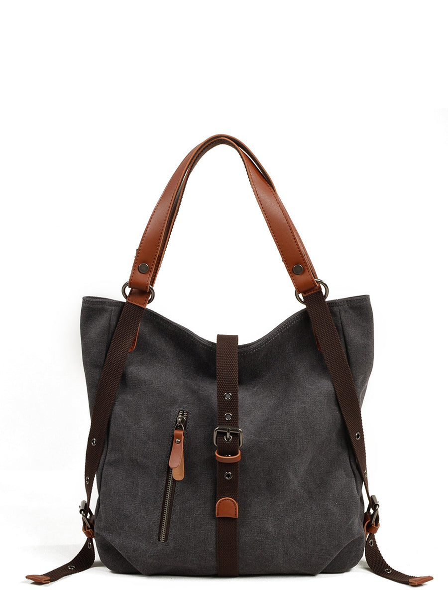 Women Casual Canvas Shoulder Bag Backpack FD055 MCPJ