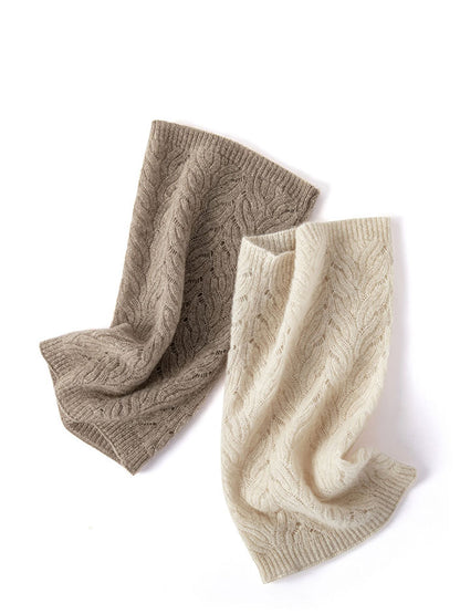 Winter Keep Warm Cashmere Knit Scarf QM034 BUYKUD
