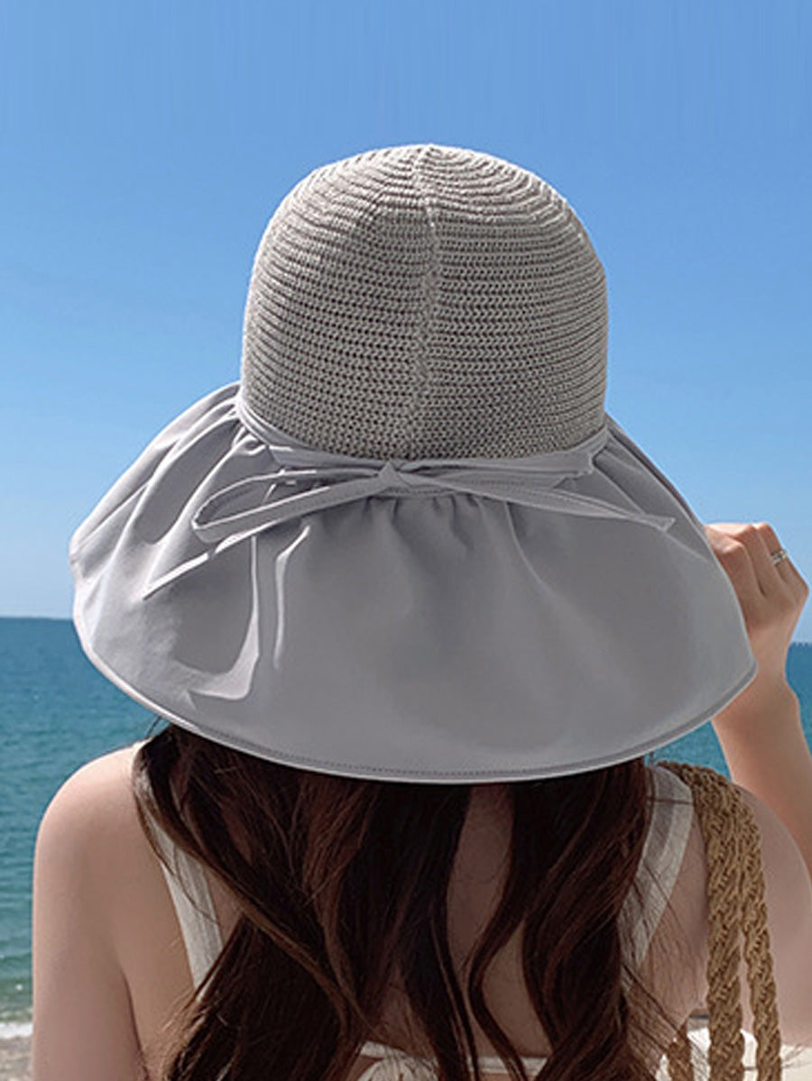 Women Summer Fashion Spliced Solid Sunproof Hat CC011 YWBG