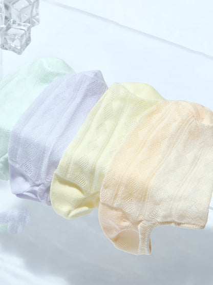 Women Pairs Socks Thin 5 Short Summer FashionChic