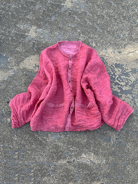 Plus Size Women Worn Spring Loose Shirt II1062 QYMM