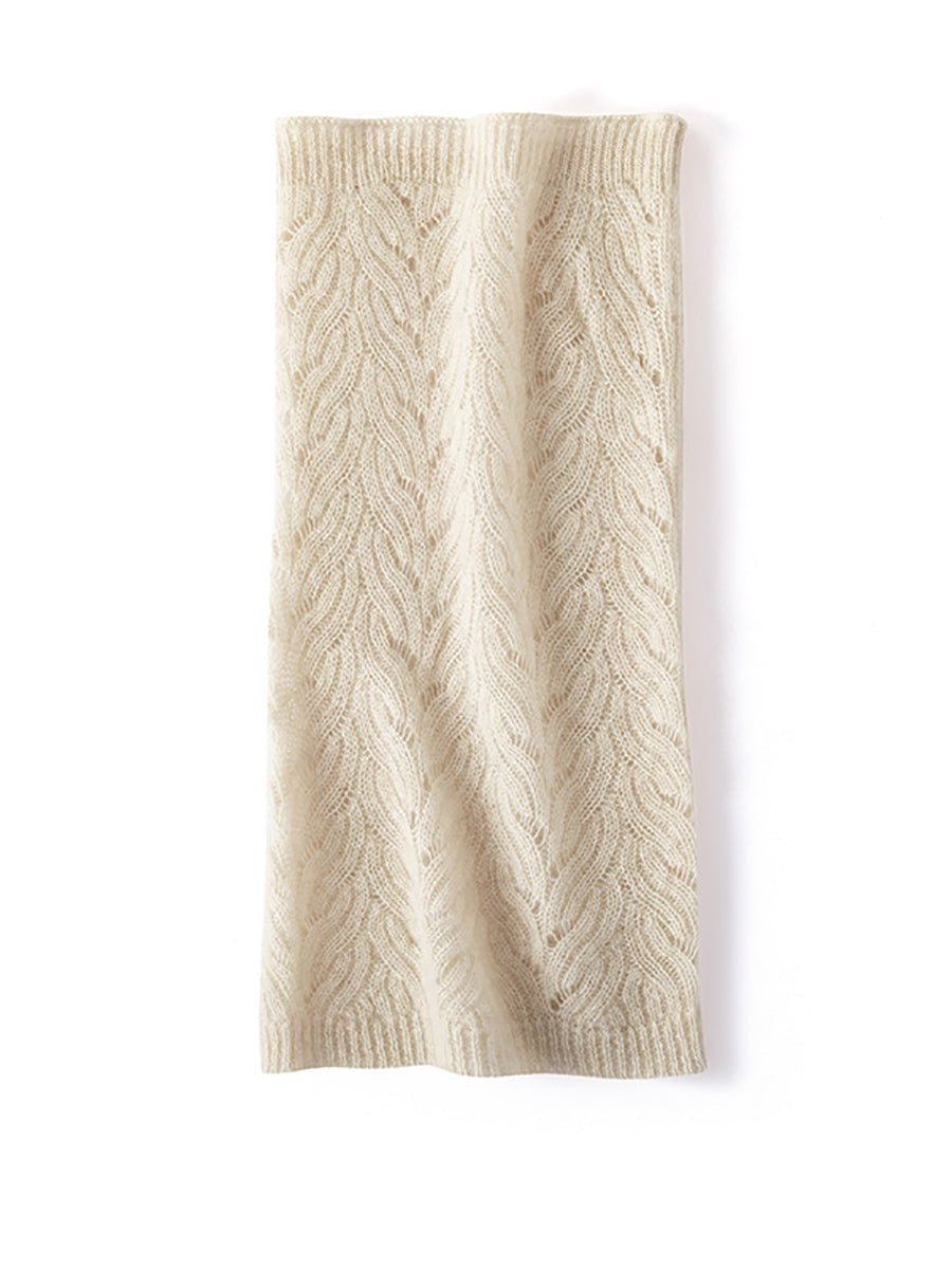 Winter Keep Warm Cashmere Knit Scarf QM034 BUYKUD