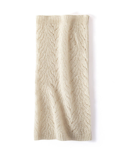 Winter Keep Warm Cashmere Knit Scarf QM034 BUYKUD