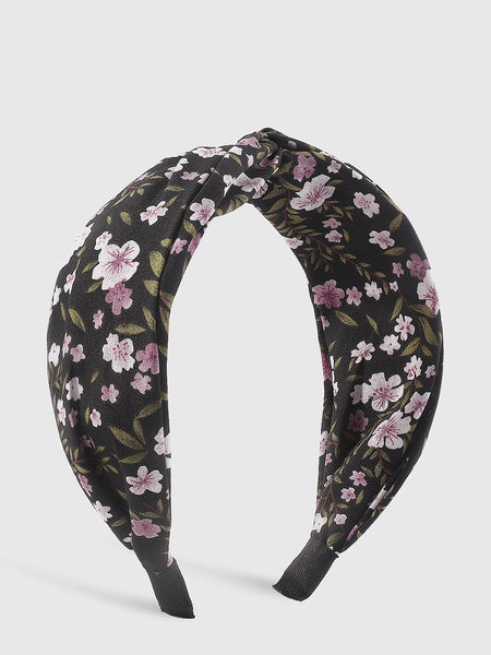 Women Artsy Floral Print Knot Hair Band KL1013 Ada Fashion
