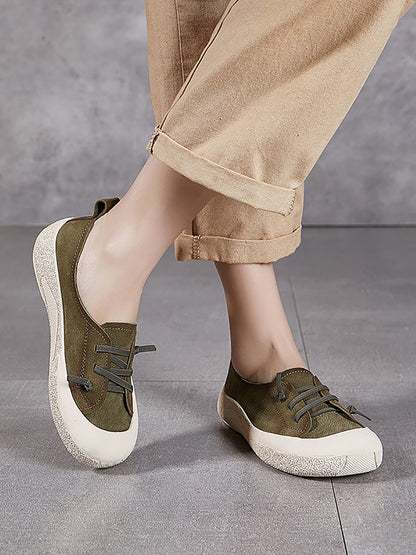 Casual Genuine Leather Flat Women Summer Shoes FashionChic
