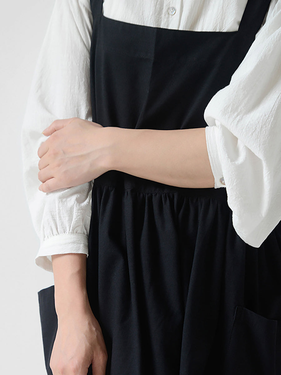 Women Casual Solid Waterproof Cotton Apron SC1013 Ada Fashion