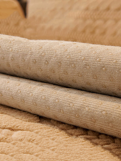 Winter Warm Solid Soft Fleece Casual Thick Soft Cushion QM033 PJHY