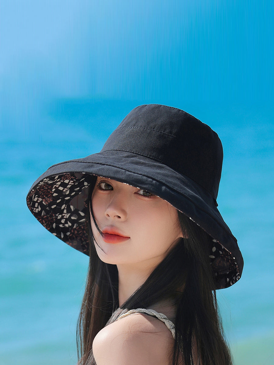 Women Casual Sunproof Dual-side Wearring Hat QW1037 Ada Fashion