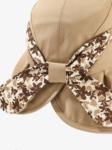 Floral Summer Sunproof Bowknot Women Artsy Hat FashionChic