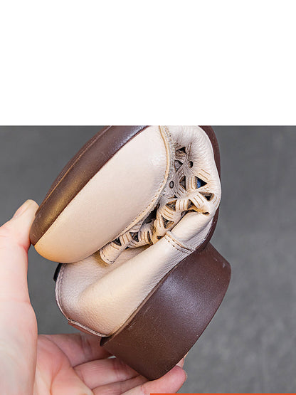 Women Summer Casual Leather Soft Cutout Boots UI1029 Ada Fashion