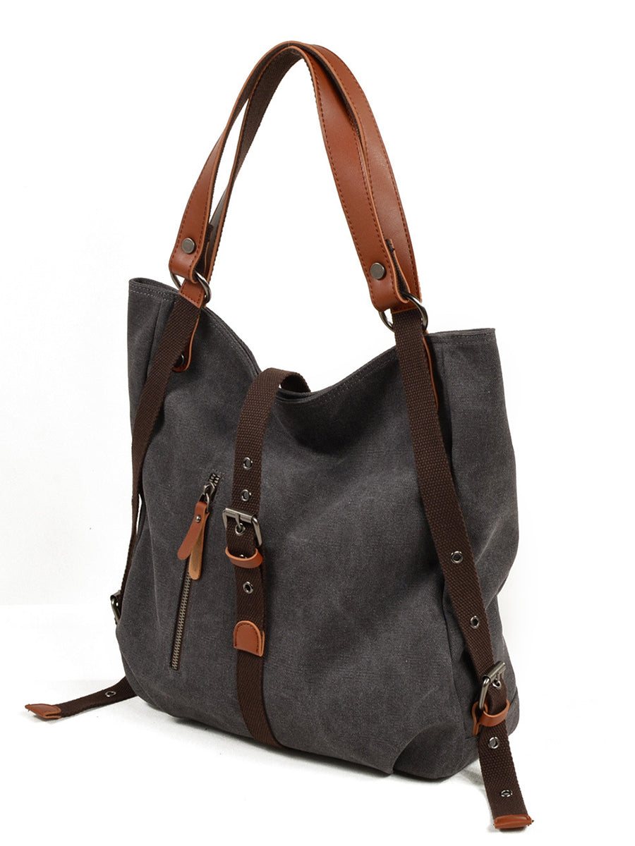 Women Casual Canvas Shoulder Bag Backpack FD055 MCPJ