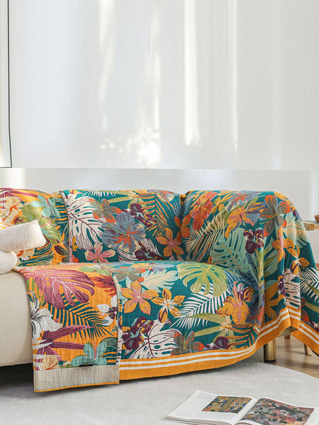 Cotton Sofa Blanket Bedcover Queen FashionChic