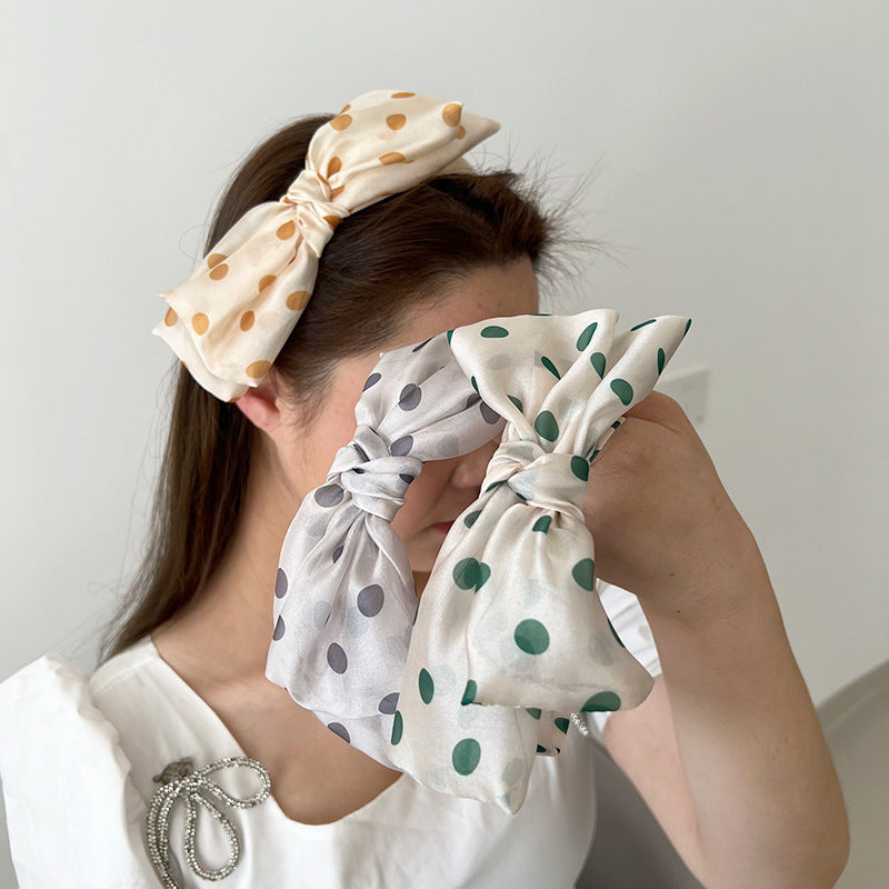 3 Pieces Set Women Artsy Dot Cross Hair Band AS1036 Ada Fashion