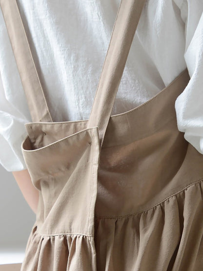 Women Casual Solid Waterproof Cotton Apron SC1013 Ada Fashion
