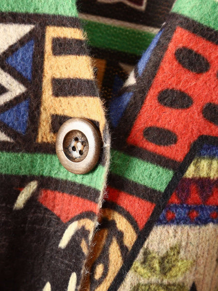 Women Ethnic Spring Knitted Cardigan Sweater SC1054 Ada Fashion