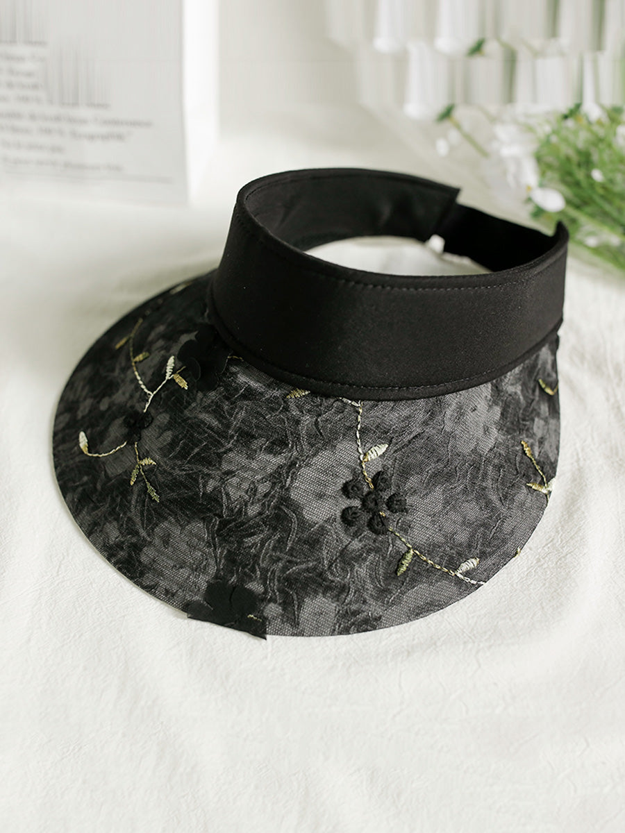 Women Artsy Floral Spliced Sunproof Hat QW1038 Ada Fashion