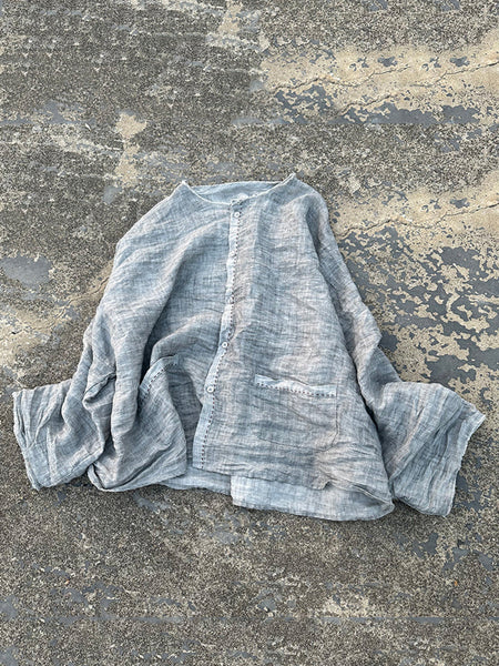 Plus Size Women Worn Spring Loose Shirt II1062 QYMM