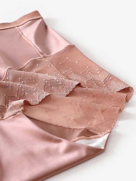 3 Pairs Women Lace Spliced Hight Waist Undewear AX1011 Genistyle Shop