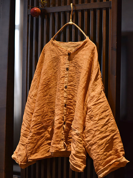 Plus Size Women Worn Spring Loose Shirt II1062 QYMM