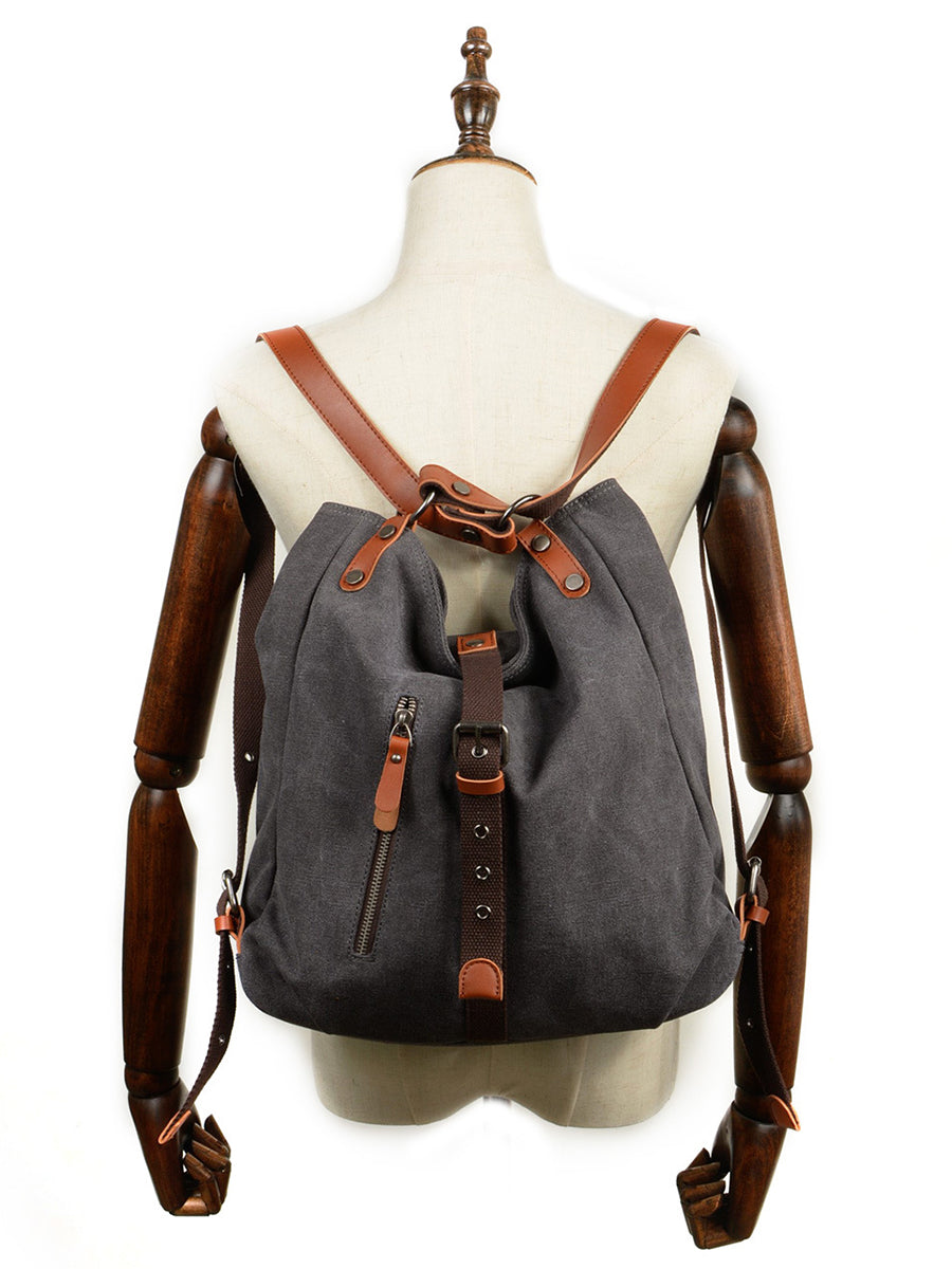 Women Casual Canvas Shoulder Bag Backpack FD055 MCPJ