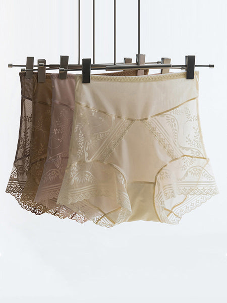 Women Sexy Lace Seamless Mid-waist Underwear KL1006 Ada Fashion