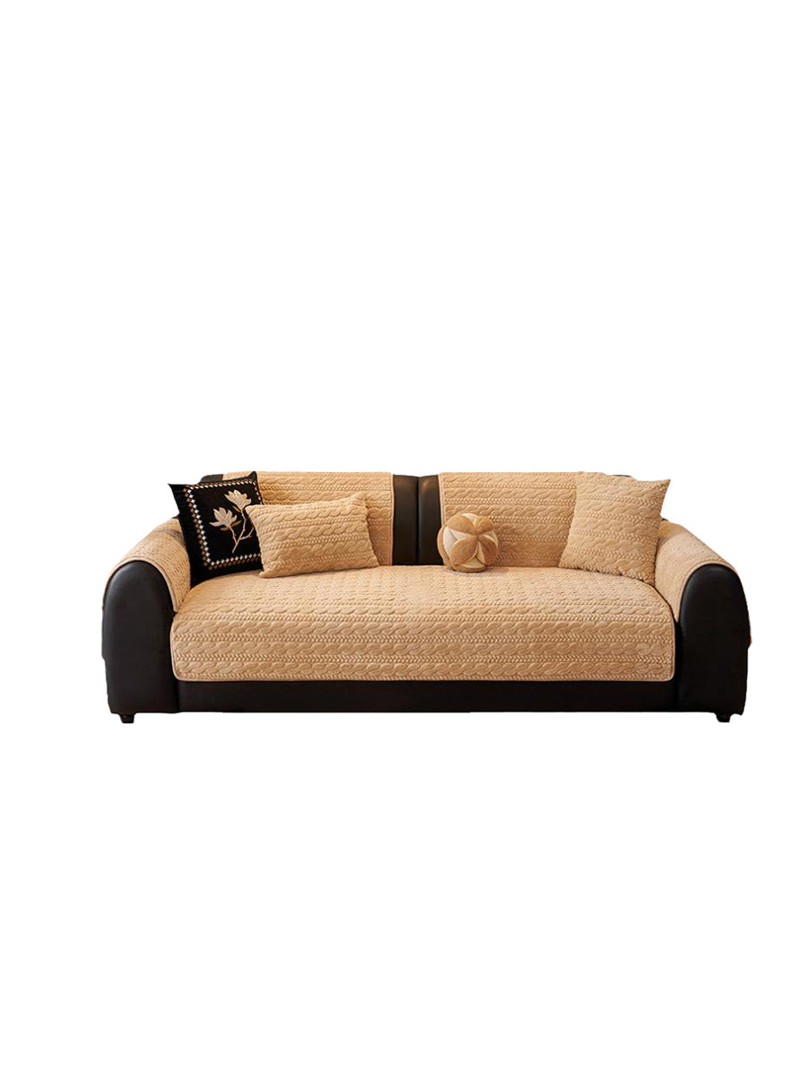 Winter Warm Solid Soft Fleece Casual Thick Soft Cushion QM033 PJHY