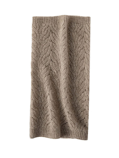 Winter Keep Warm Cashmere Knit Scarf QM034 BUYKUD
