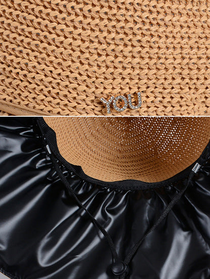 Women Summer Fashion Spliced Solid Sunproof Hat CC011 YWBG